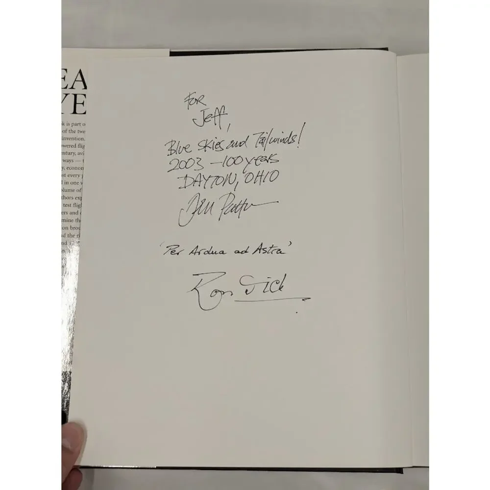 Aviation Century. The Early Years by Dick and Patterson 2003 Signed by Authors